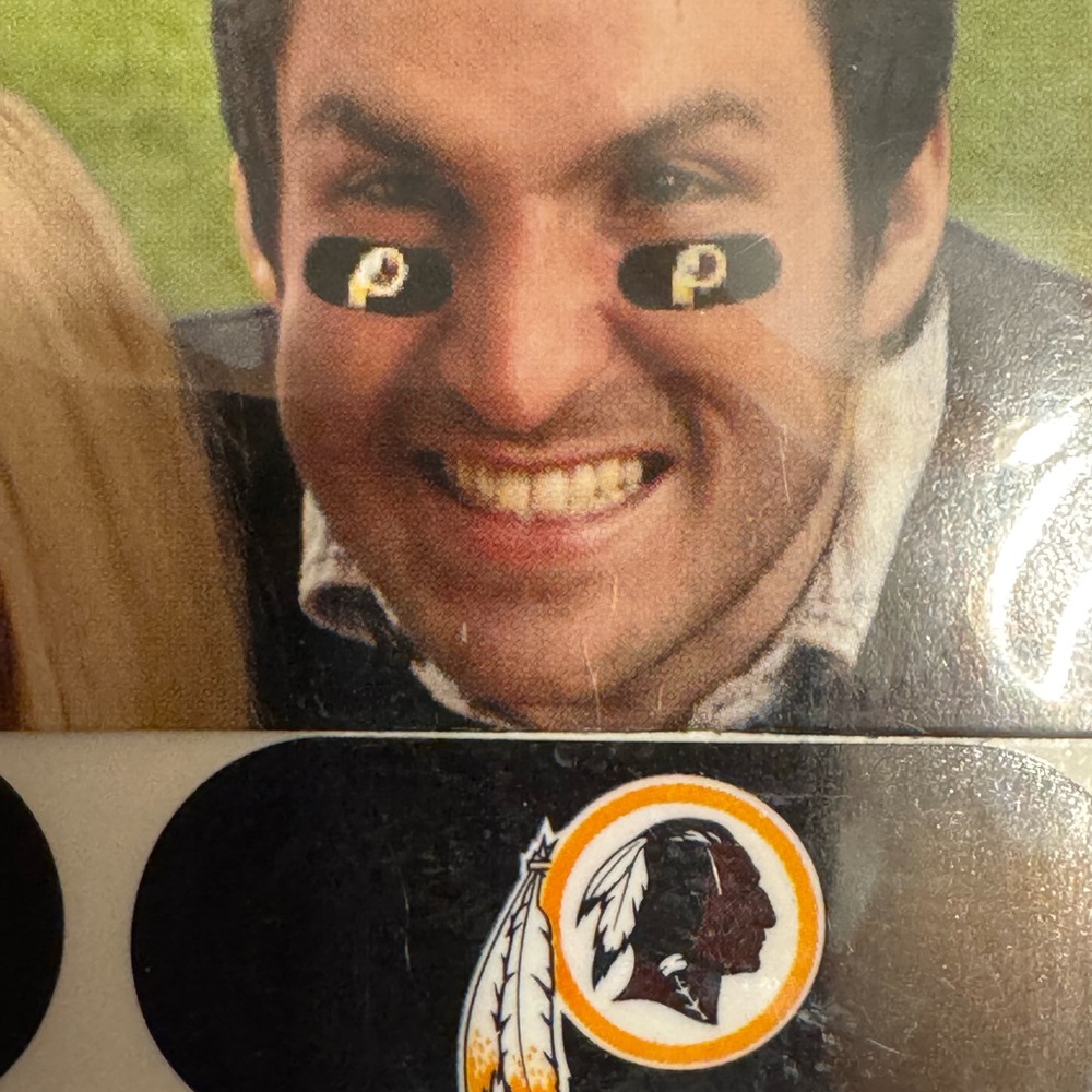 NFL Redskins Vinyl Face Decorations - Picture 2 of 4